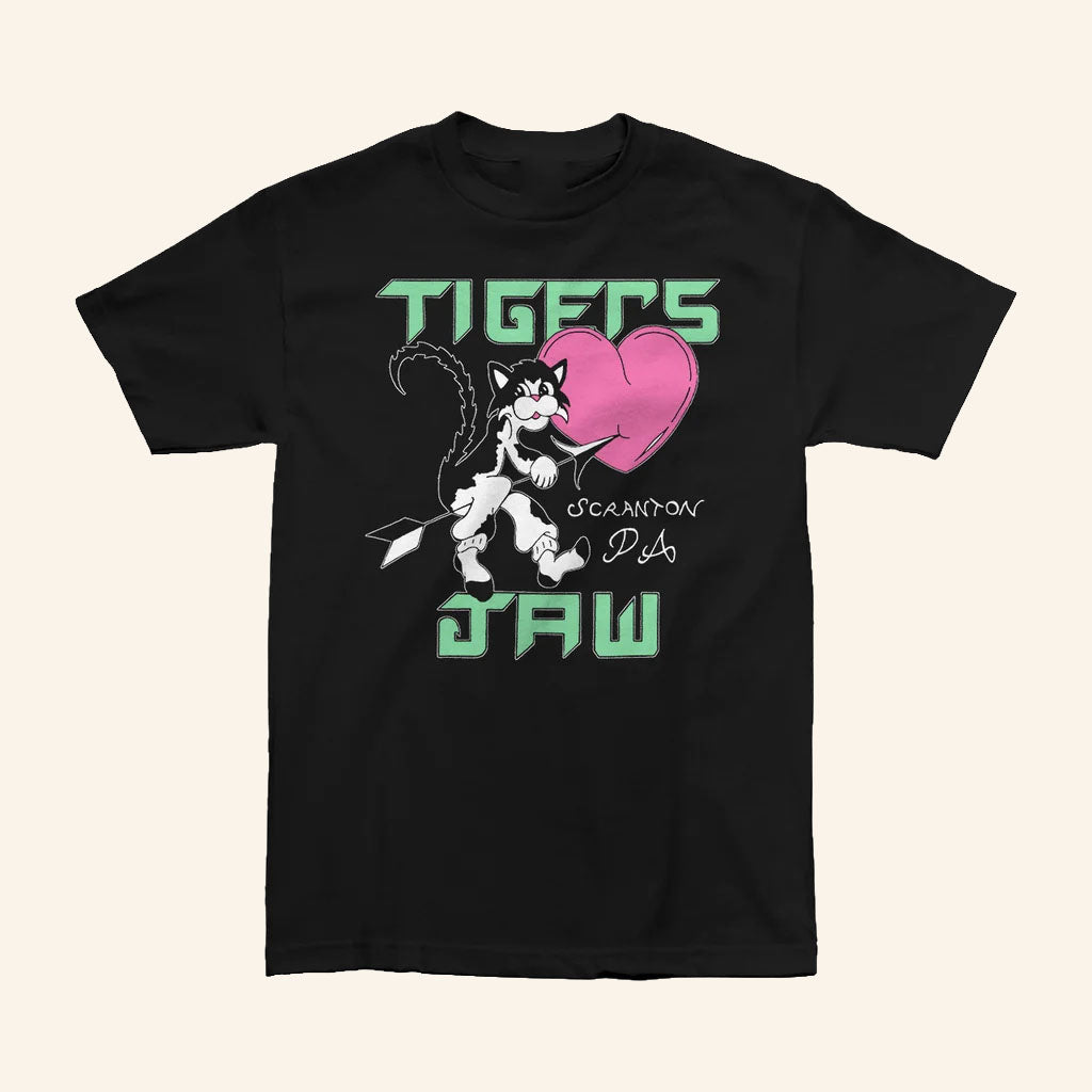 Tigers Jaw Merch 2026 Lovecat T-Shirt Tigers Jaw Band Shirt Gift For Rock Lovers