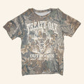 Treaty Oak Revival Merch 2026 Realtree Jackolope Skull Shirt Treaty Oak Outdoors Clothing