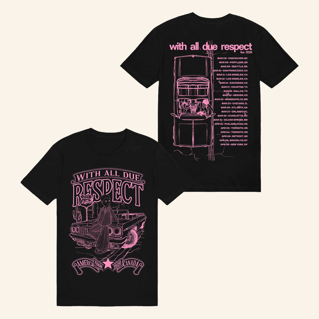 KWN Merch 2026 With All Due Respect Tour T-Shirt Schedule Shirt Best Gifts For Music Lovers