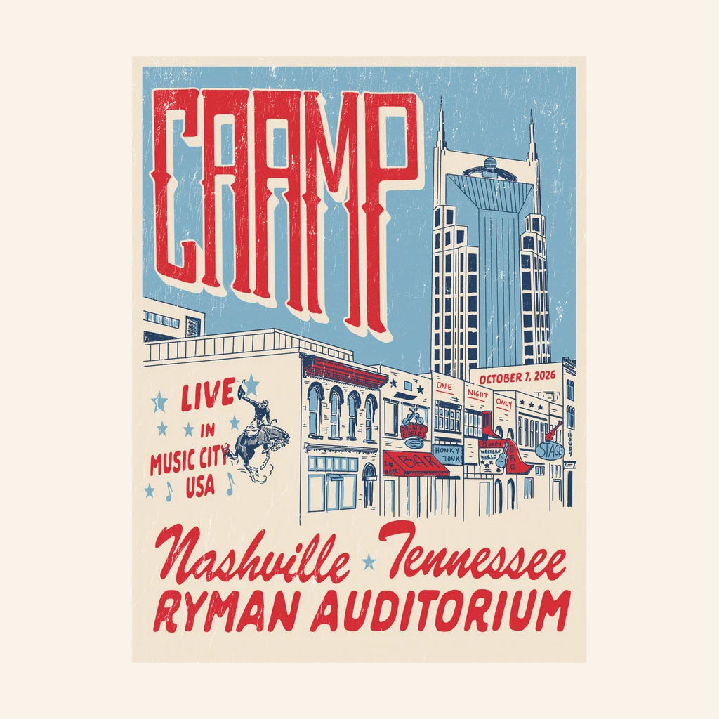 Caamp Merch 2026 Nashville TN Poster Caamp Band Concert Wall Art Decor Gift For Music Fans