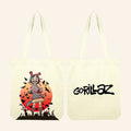 Gorillaz Merch 2026 Demon Days Halloween Tote Bag Gift For Rock Band Fans