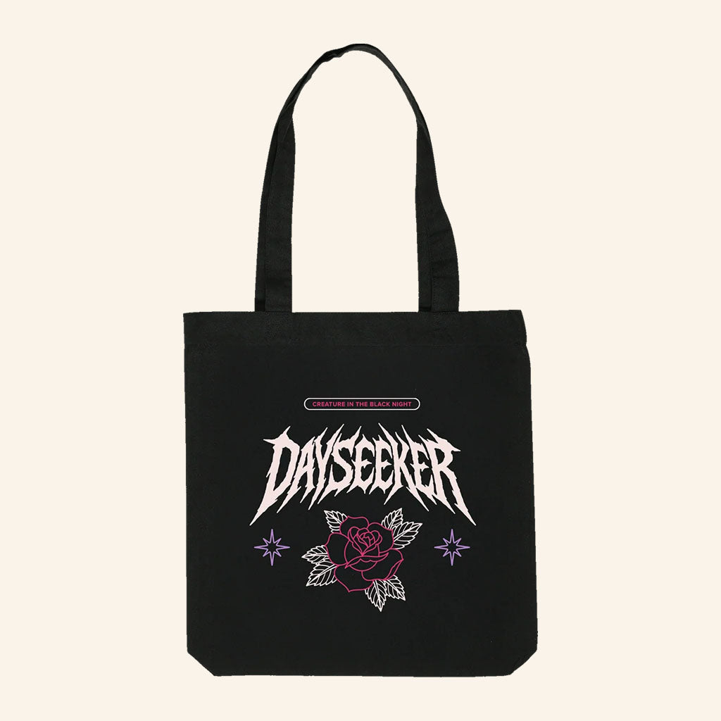 Dayseeker Merch 2026 Creature In The Black Night Tote Bag Gift Ideas For Music Lovers