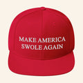 Josh Holyfield Merch 2026 Make America Swole Again Snapback Hat Gift For Gym Enthusiasts