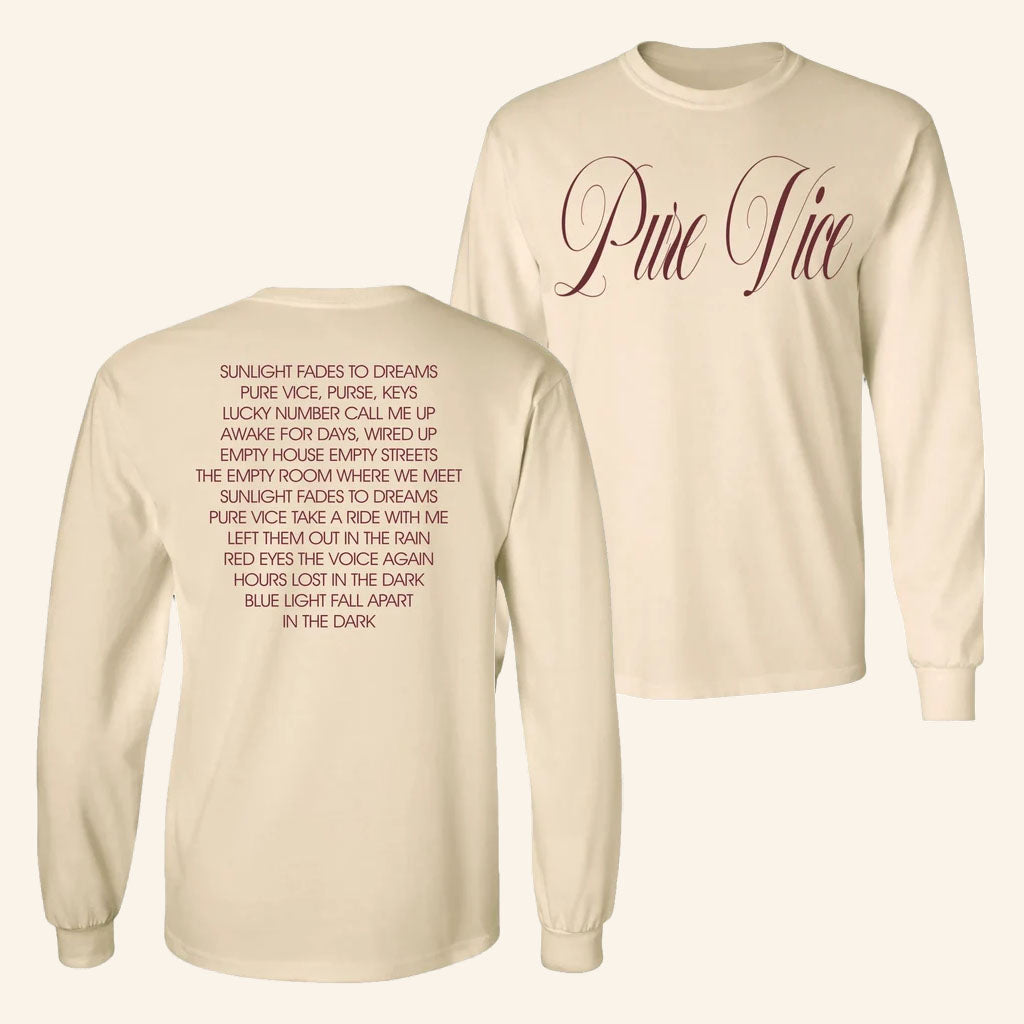 Mad Decent Merch 2026 Pure Vice Long Sleeve Shirt Best Gifts For Husband