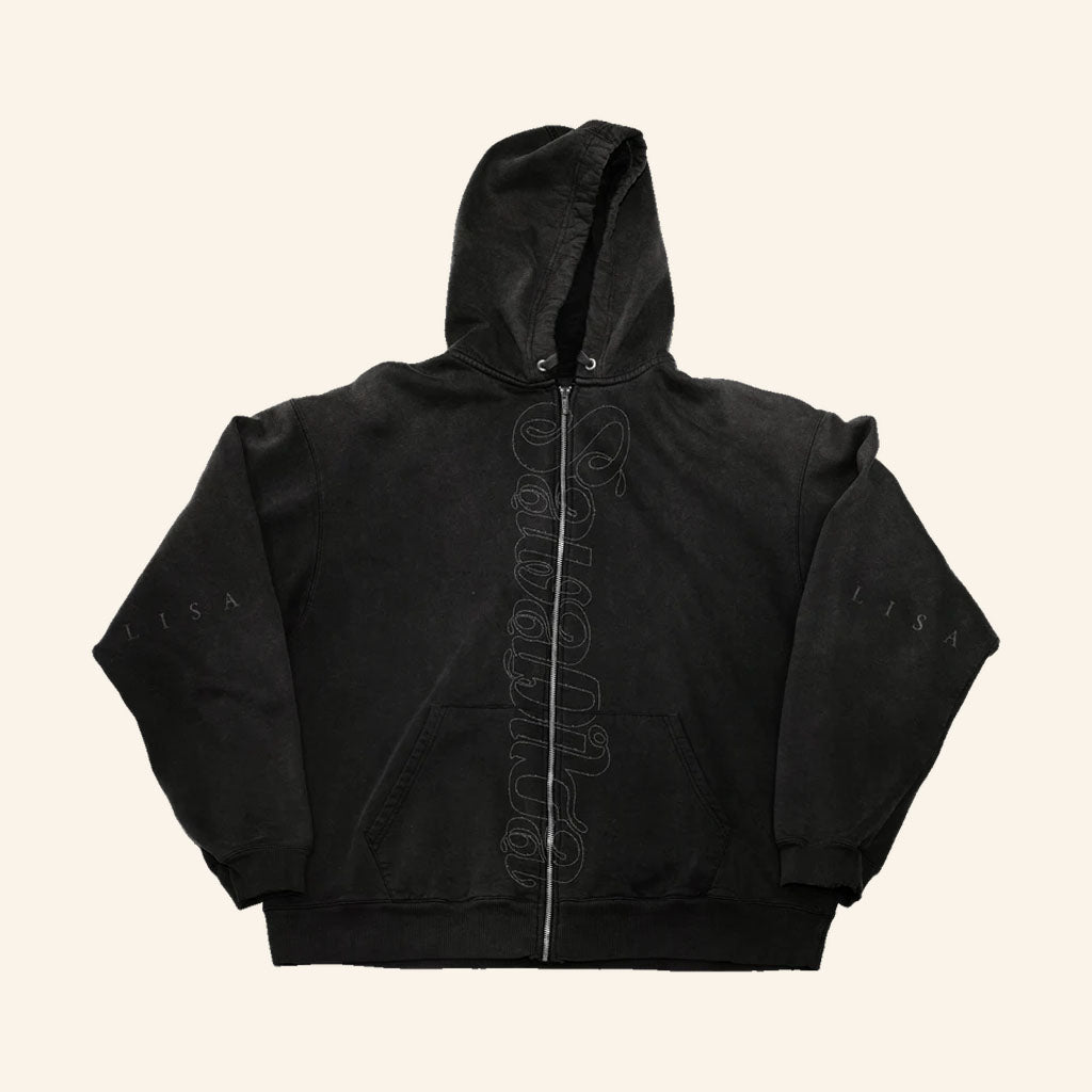 LISA Merch 2026 Sawadika Zip Hoodie Lalisa Clothing Gifts Ideas For Music Fans