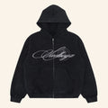 Sad Boyz Merch 2026 Script Zip Hoodie Black Sad Boyz Streetwear Clothing Gift For Brothers