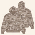 Sad Boyz Merch 2026 Camo Zip Hoodie Streetwear Clothing Best Gift For Brothers