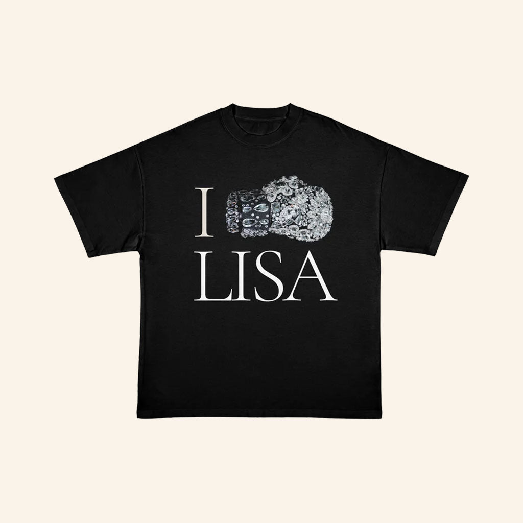 LISA Merch 2026 Boxer Black T-Shirt Blackpink Merch Gift Ideas For Music Lovers