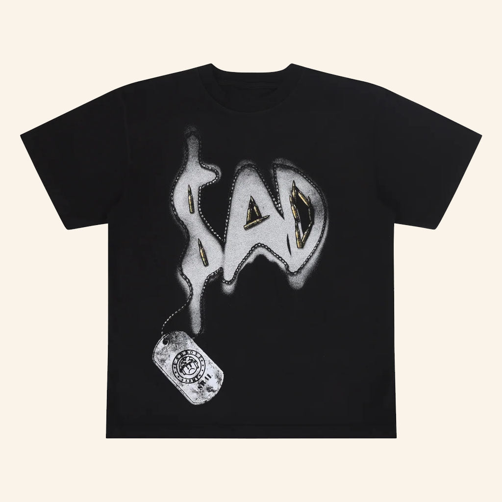 Sad Boyz Merch 2026 Dog Tag T-Shirt Black Birthday Gift Ideas For Him