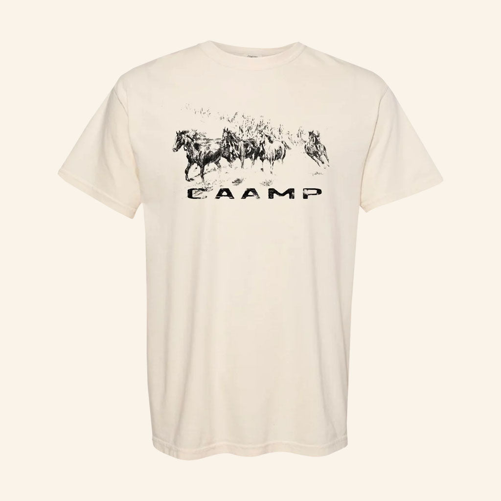 Caamp Merch 2026 Horses 2 0 T-Shirt Caamp Band Shirt Gift Ideas For Music Fans