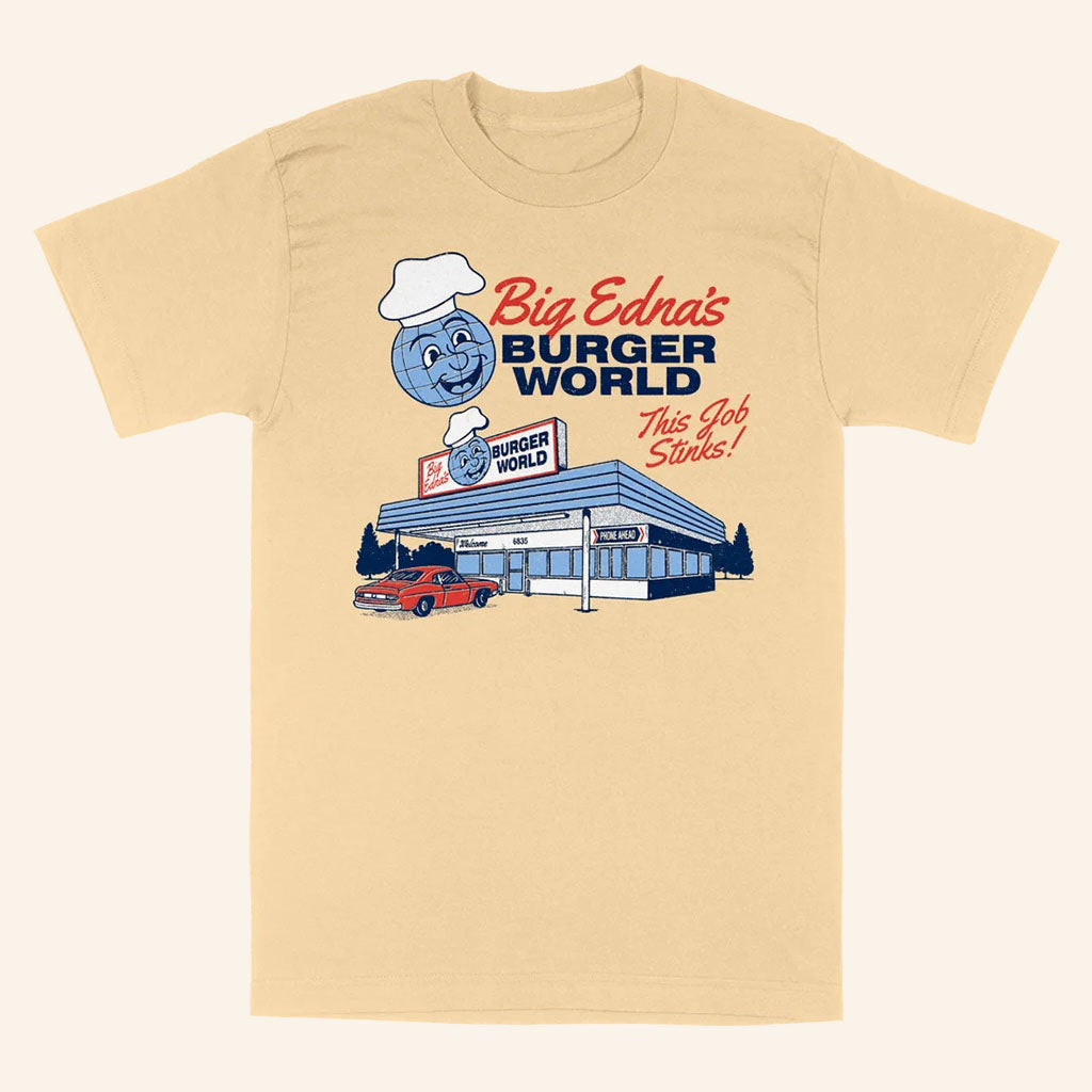 Weird Al Merch 2026 Big Edna's T-Shirt Burger World Tee Gift Ideas For Brothers