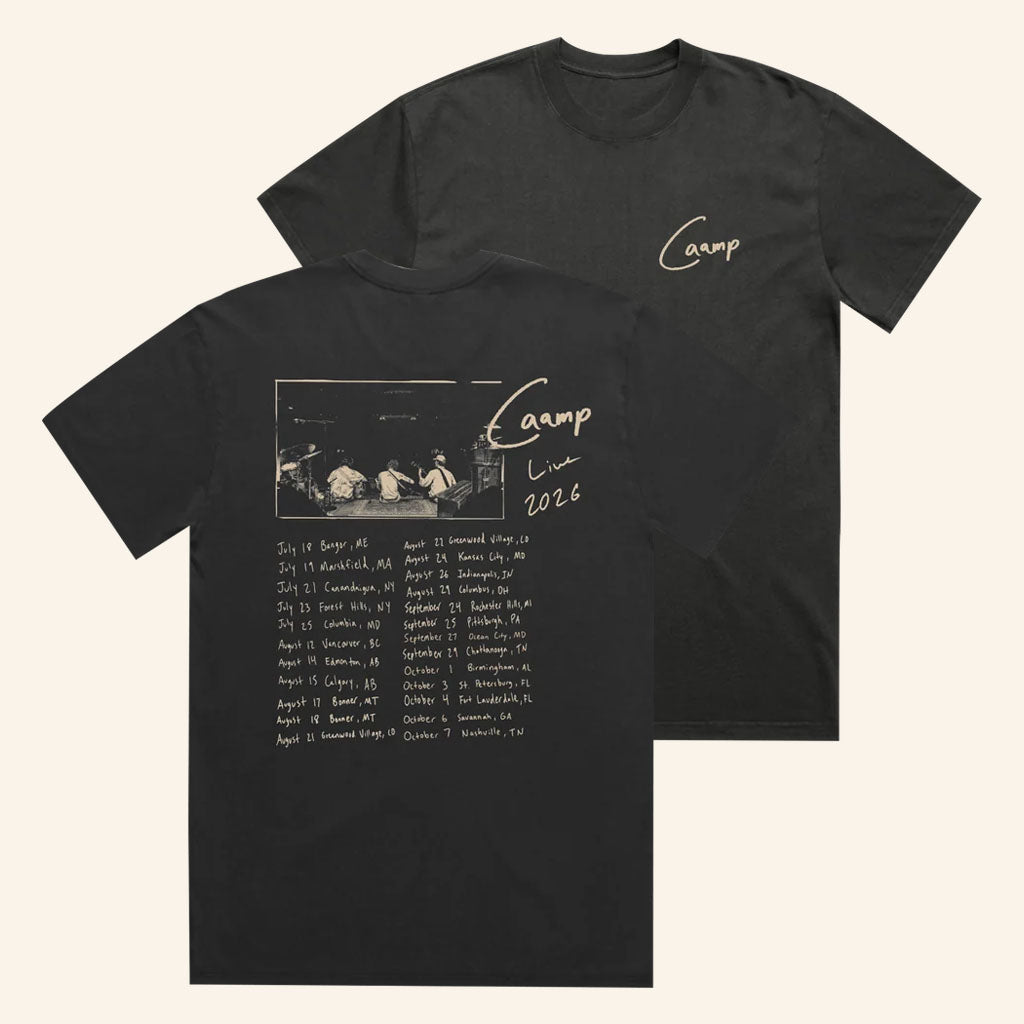 Caamp Merch 2026 Summer Tour T-Shirt Caamp Live Tour Dates Shirt Gift For Band Fans