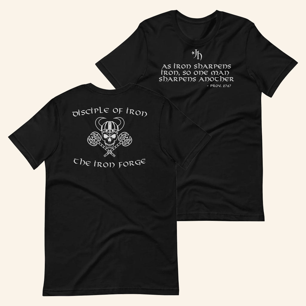Josh Holyfield Merch 2026 The Iron Forge T-Shirt Black Present For Bodybuilders
