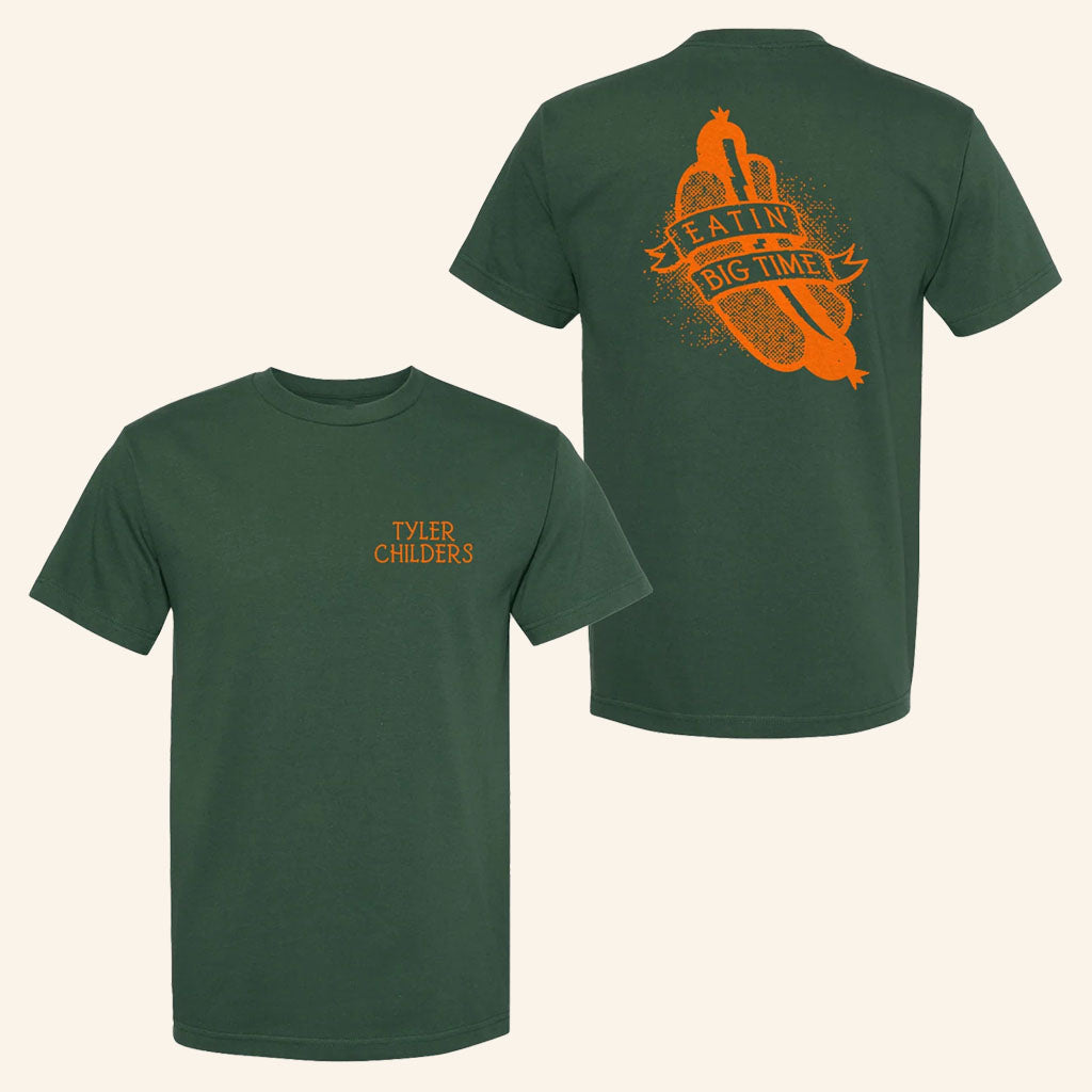 Tyler Childers Merch 2026 Eatin' Big Time T-Shirt Best Gift For Country Music Lovers