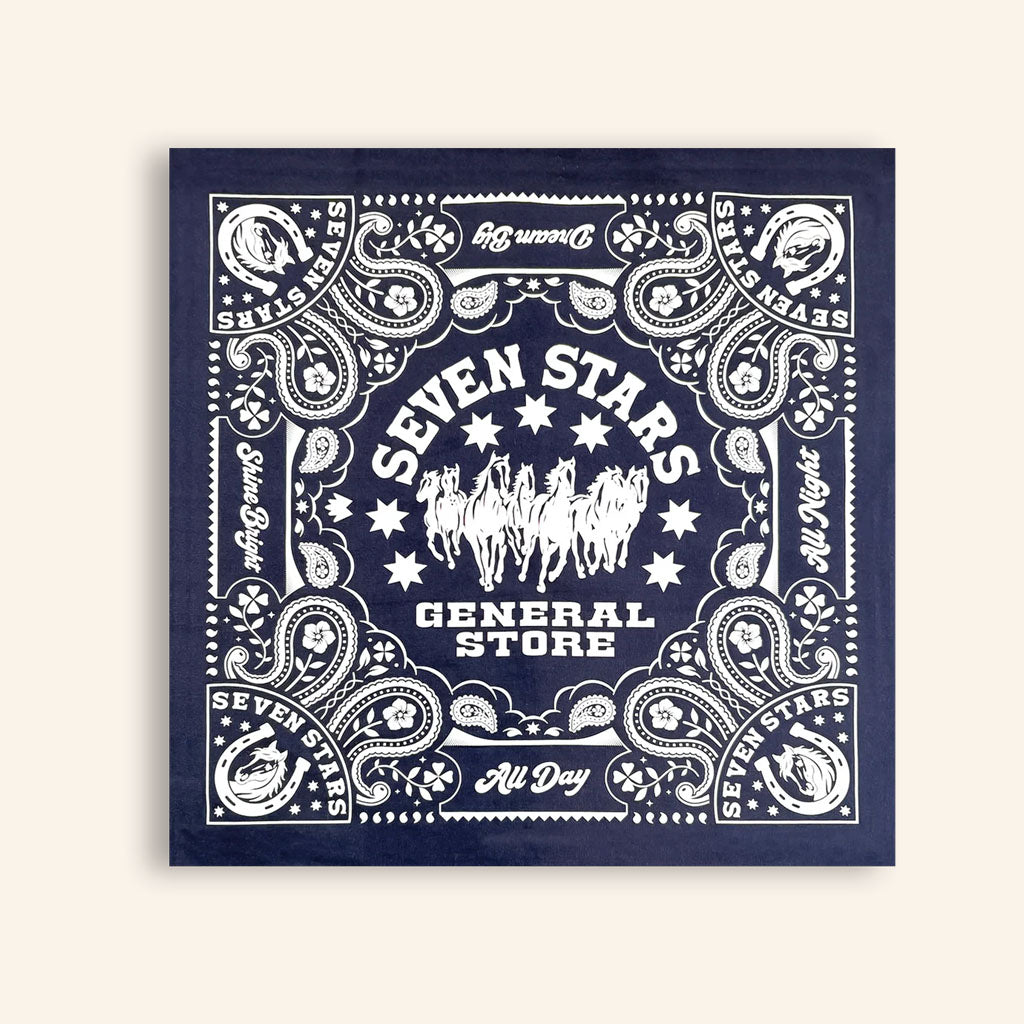 Seven Stars Merch 2026 7S General Store Bandana Cool Gift For Music Lover