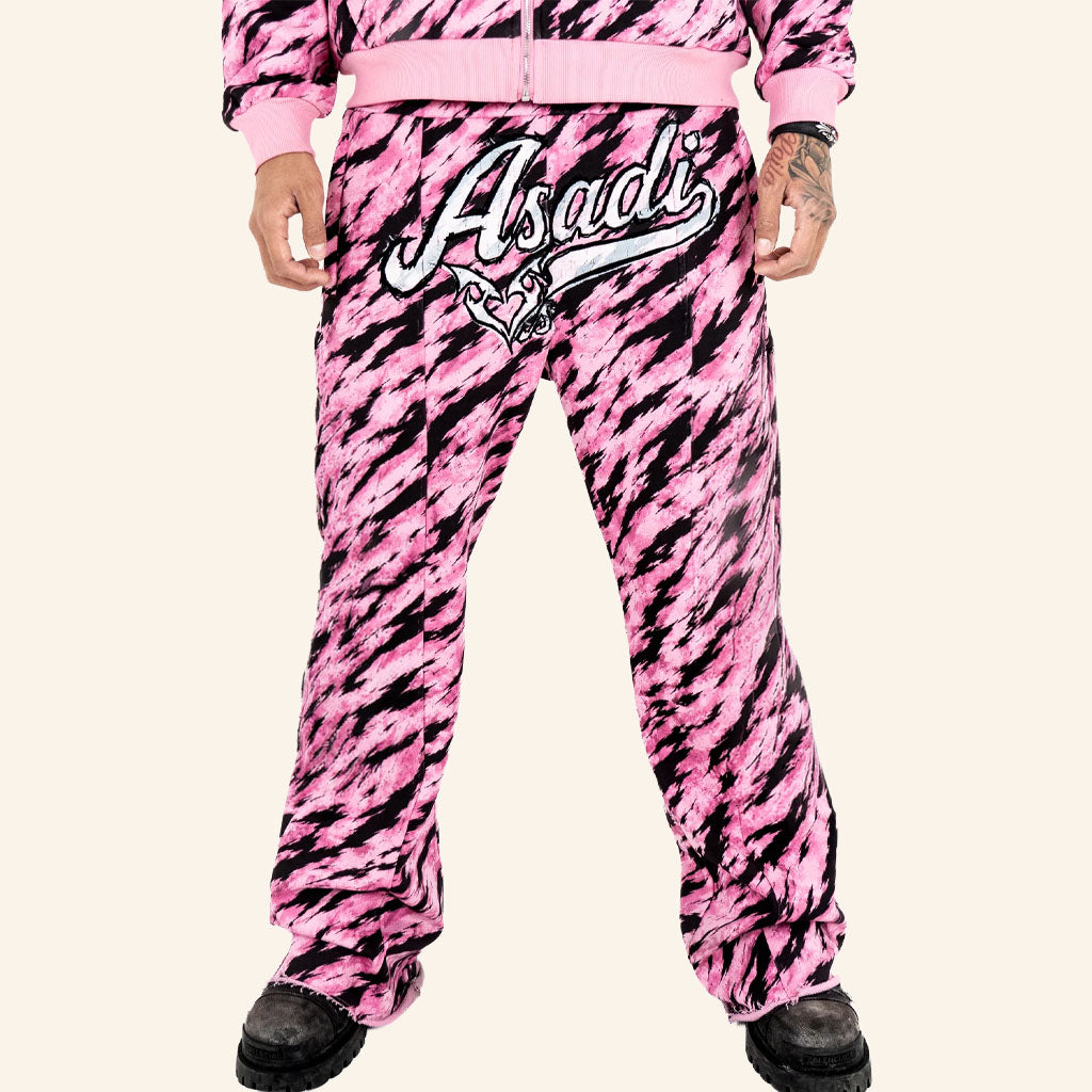 Khan Asadi Merch 2026 Asadi X LVSK Sweatpants Pink Lovesick Clothing LVSK Store Asadi Merch