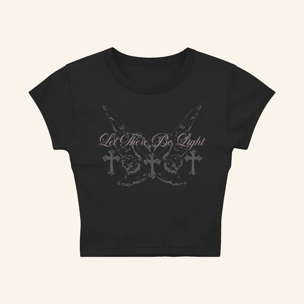 Polyphia Merch 2026 Let There Be Light Swan Crop Tee Music Lover Gifts For Her