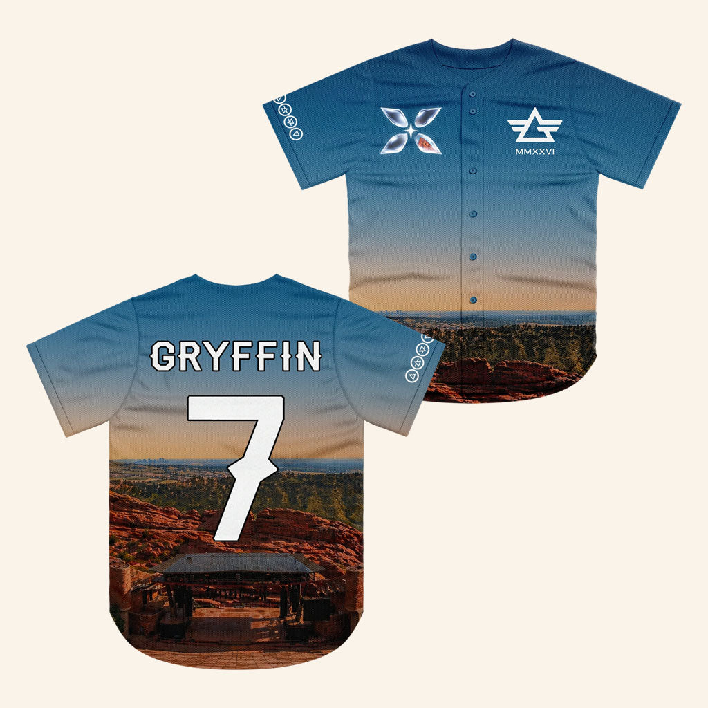 Gryffin Merch 2026 Red Rocks Venue Jersey Concert Outfits Gift For Music Lovers