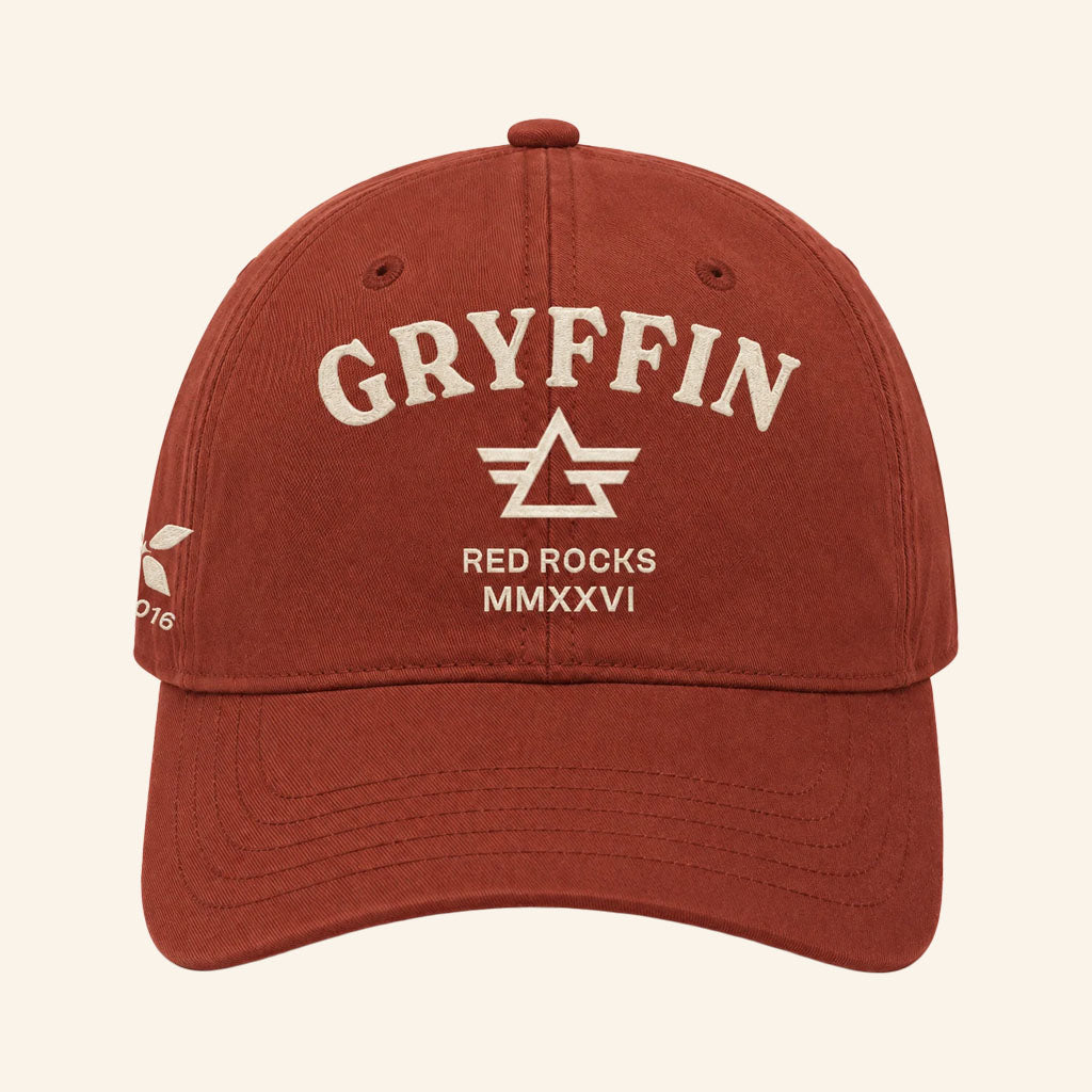 Gryffin Merch 2026 Red Rocks Hat Embroidered Gryffin Concert Hat Gift For EDM Fans