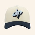 Dude Perfect Merch 2026 DP Embroidered Hat Cream And Navy Dude Perfect Cap Gifts For Fans