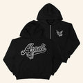 Khan Asadi Merch 2026 Black Asadi X LVSK Zip Hoodie Asadi Merch Lovesick Clothing LVSK Store