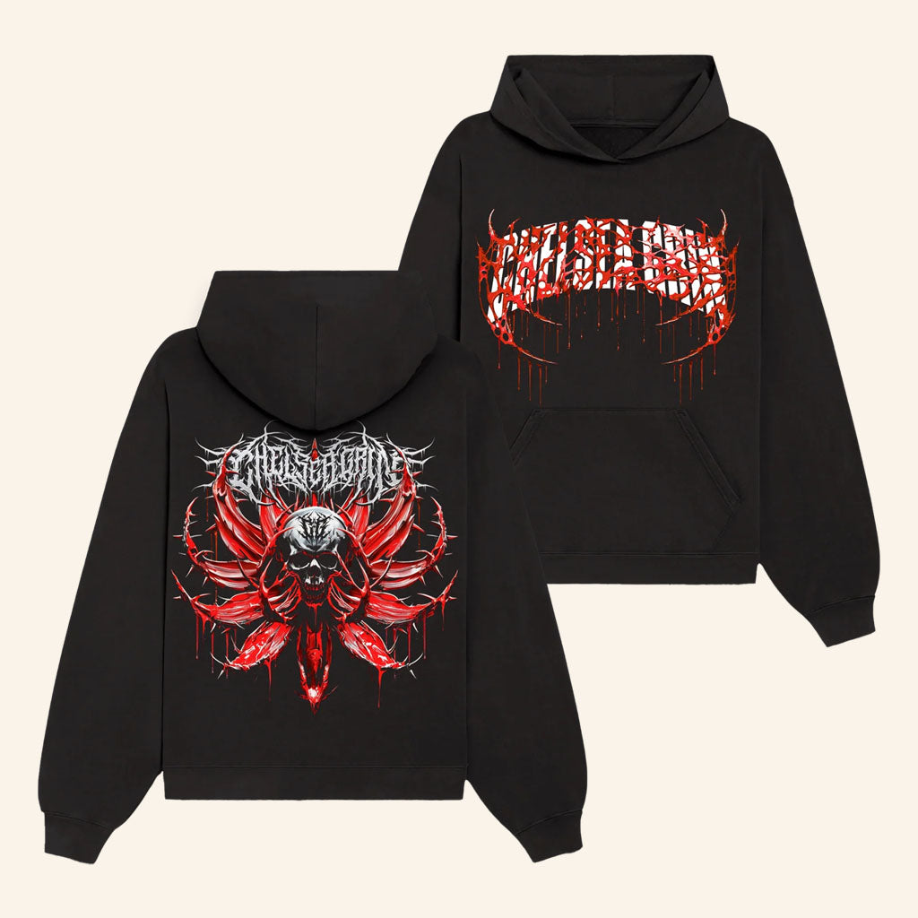 Chelsea Grin Merch 2026 Blood Lotus Hoodie Gifts For Guys Who Like Music
