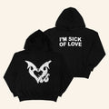 Khan Asadi Merch 2026 Black I'm Sick Of Love Hoodie Asadi Merch Lovesick Clothing Fan Gifts