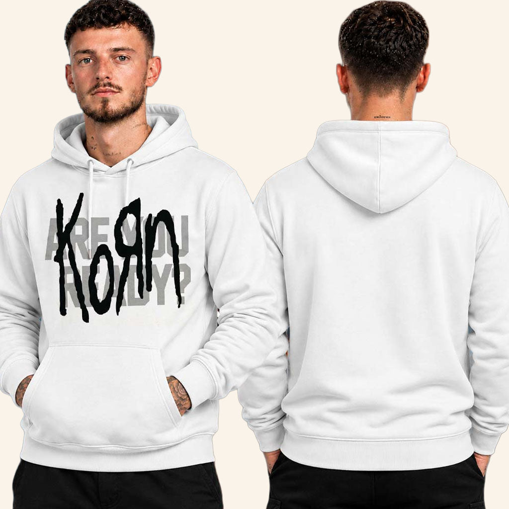 Korn Merch Europe Tour 2026 Are You Ready Hoodie Gifts For Music Enthusiasts
