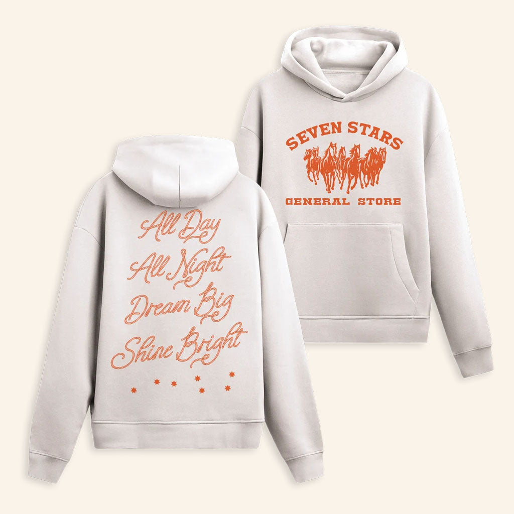 Seven Stars Merch 2026 7S General Store Classic Logo Hoodie Presents For Concert Lovers