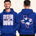 System Of A Down Merch Sick New World Texas 2026 Texas Map Hoodie Present For Music Lovers