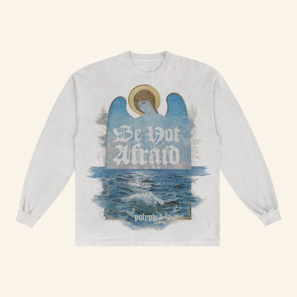 Polyphia Merch 2026 Angel Sky Long Sleeve Shirt Be Not Afraid Shirt Gift For Rock Fans'
