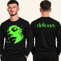 Deftones Merch Sick New World Texas 2026 Neon Green Face Long Sleeve Shirt Gift For Fans