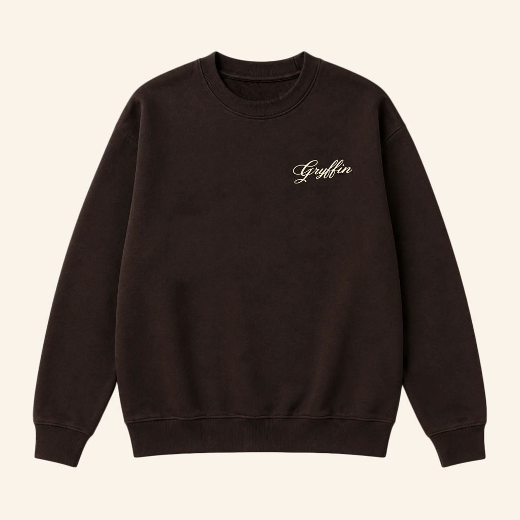 Gryffin Merch 2026 Gryffin Script Crewneck Sweatshirt Best Gift For DJ Fans