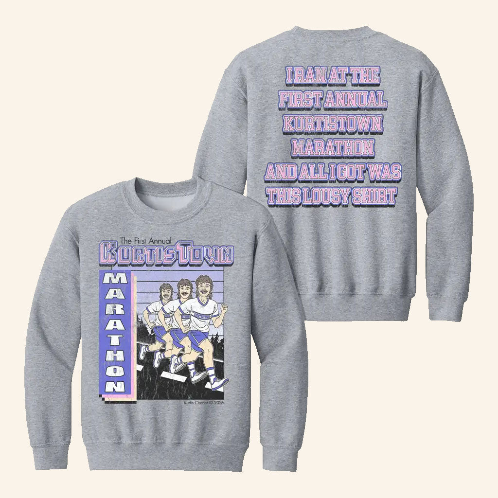 Kurtis Conner Merch 2026 Kurtis Marathon Sport Crewneck Sweatshirt Gift For Brothers