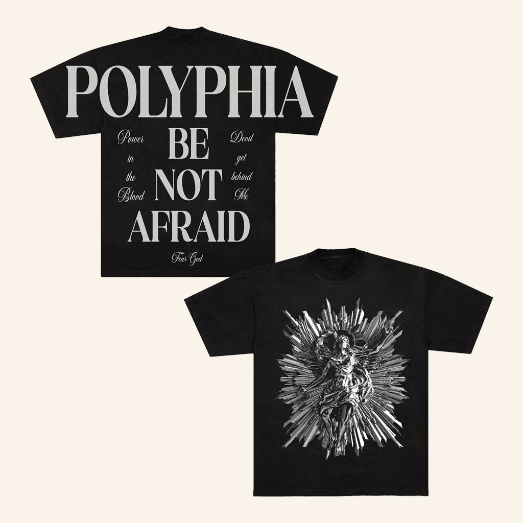 Polyphia Merch 2026 Chrome JC T-Shirt Be Not Afraid Shirt Best Gift For Rock Lovers