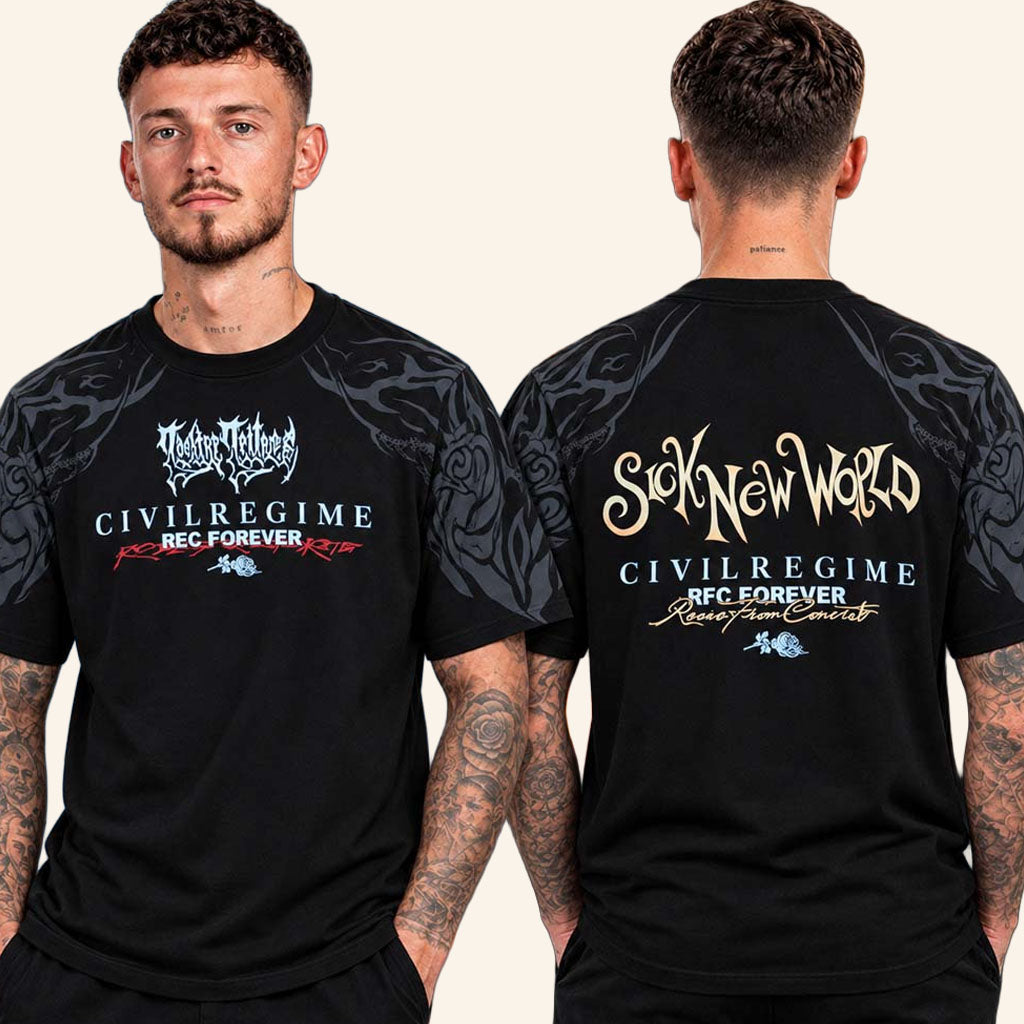 Twin Tribes Merch Sick New World Texas 2026 Civil Regime RFC Forever T-Shirt Music Fan Gifts