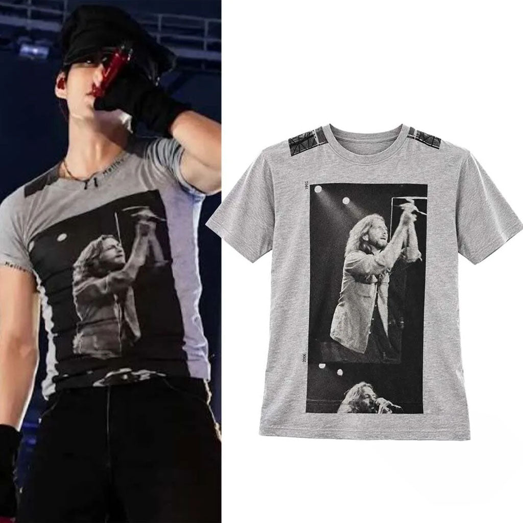 BTS Taehyung V Buenos Aires Day 2 Soloist Eddie Vedder Pearl Jam 20th Anniversary Shirt BTS Merch