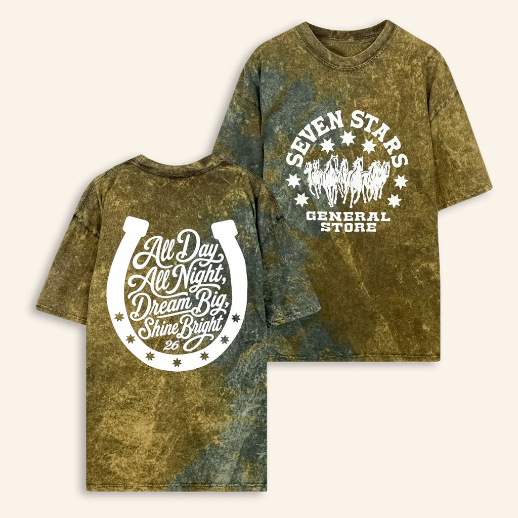 Seven Stars Merch 2026 7S General Store Circle Logo T-Shirt Best Gift For EDM Fans