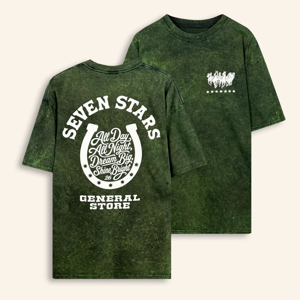 Seven Stars Merch 2026 7S General Store Horse Shoe T-Shirt Festival Lover Gifts