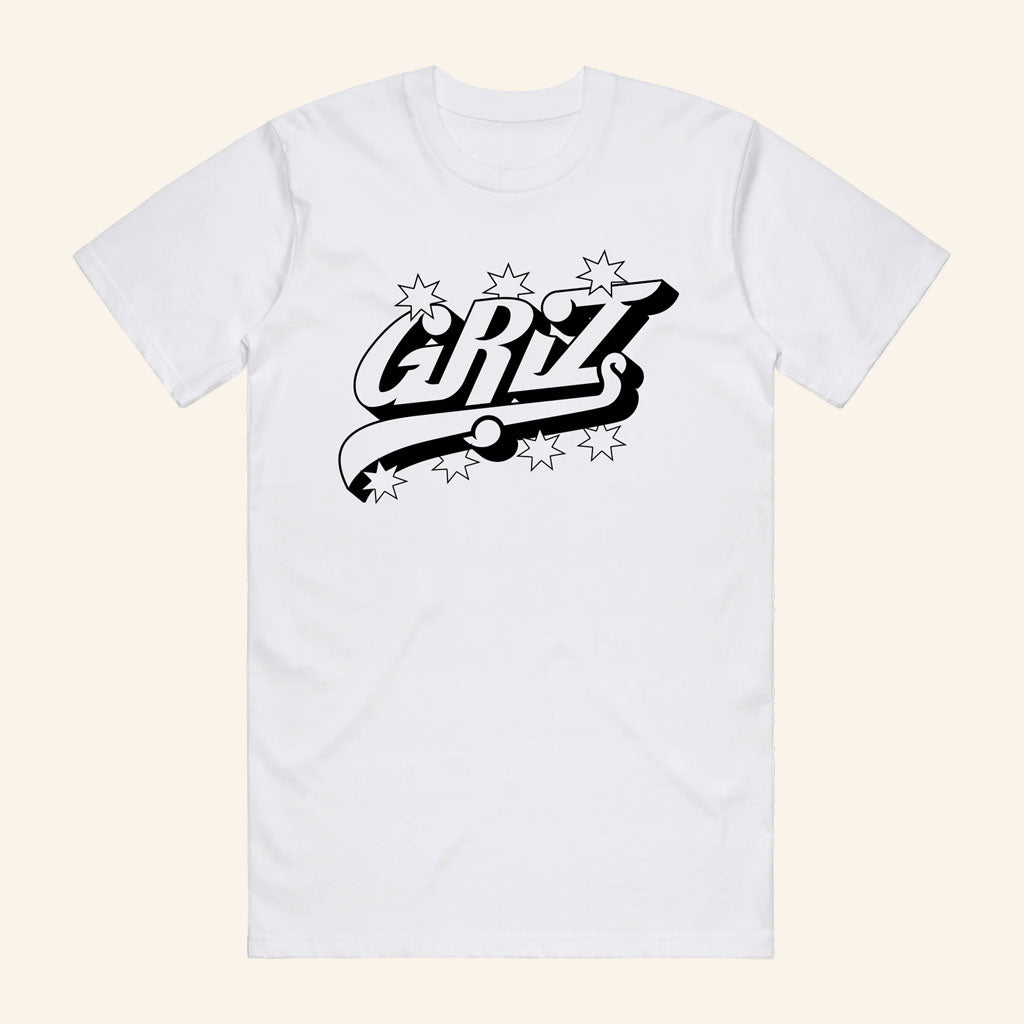 Seven Stars Merch 2026 GRiZ Seven Stars T-Shirt White Gifts For Music Festival Goers
