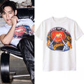 Taehyung V D'FESTA THE ORIGINAL Photo Blondie Heart Of Glass Shirt Taehyung Merch BTS Fan Gifts