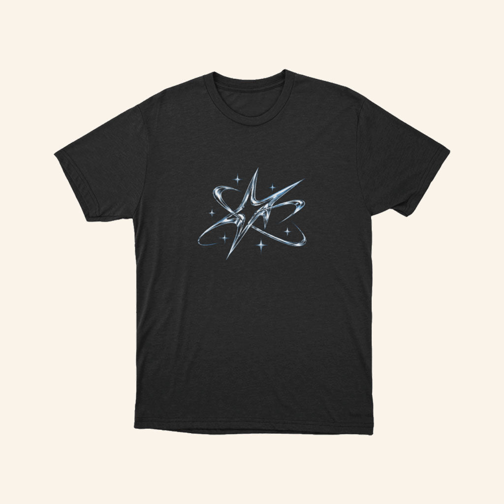 JYT Merch 2026 Chrome Orbit Star T-Shirt Music Related Gifts For Guys