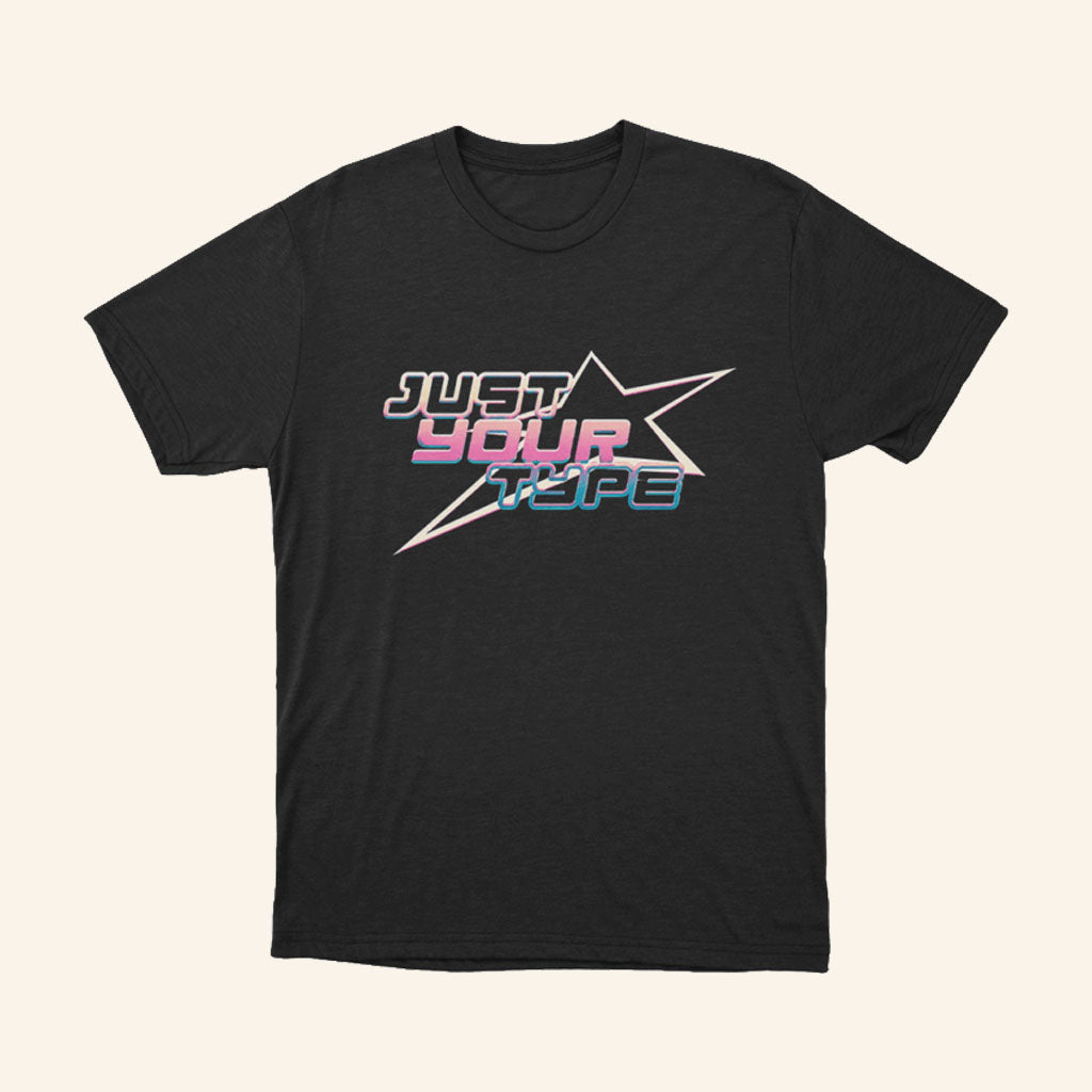 JYT Merch 2026 Retro Star T-Shirt Just Your Type Shirt Present Ideas For Music Lovers