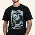 Twin Tribes Merch Sick New World Texas 2026 Skeleton Lovers T-Shirt Present For Music Lovers