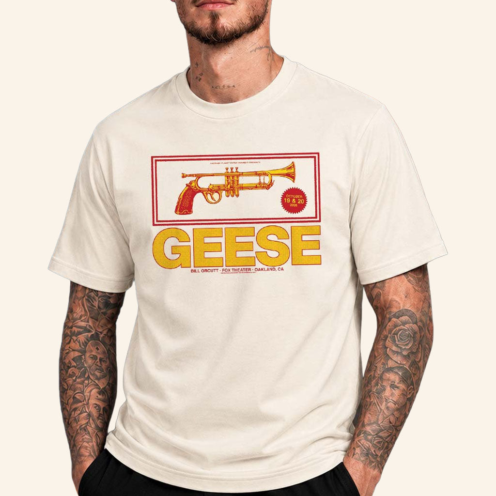 Geese Band Oakland CA Event T-Shirt 2026 Geese Tour Merch Presents For Rock Music Lovers