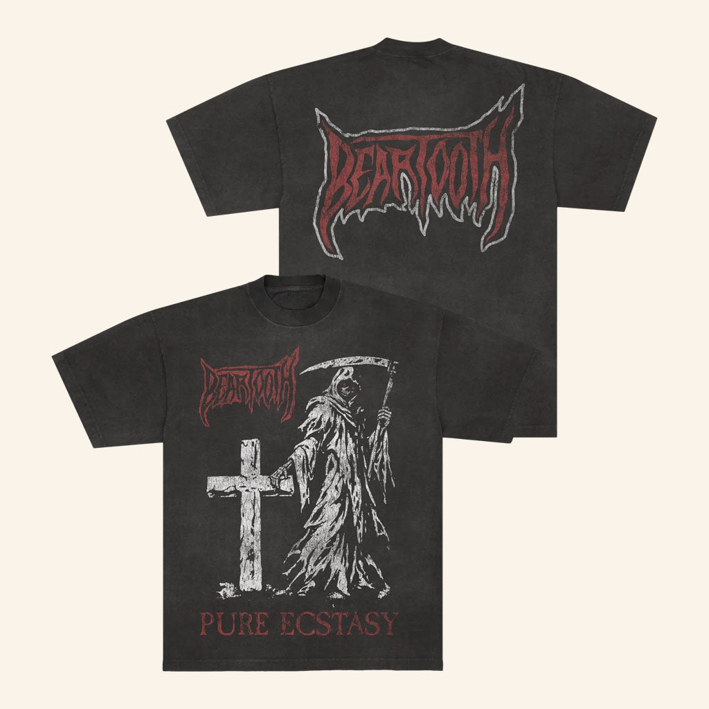 Beartooth Merch 2026 Reaper T-Shirt Pure Ecstasy Beartooth T-Shirt Gift Ideas For Rock Fans