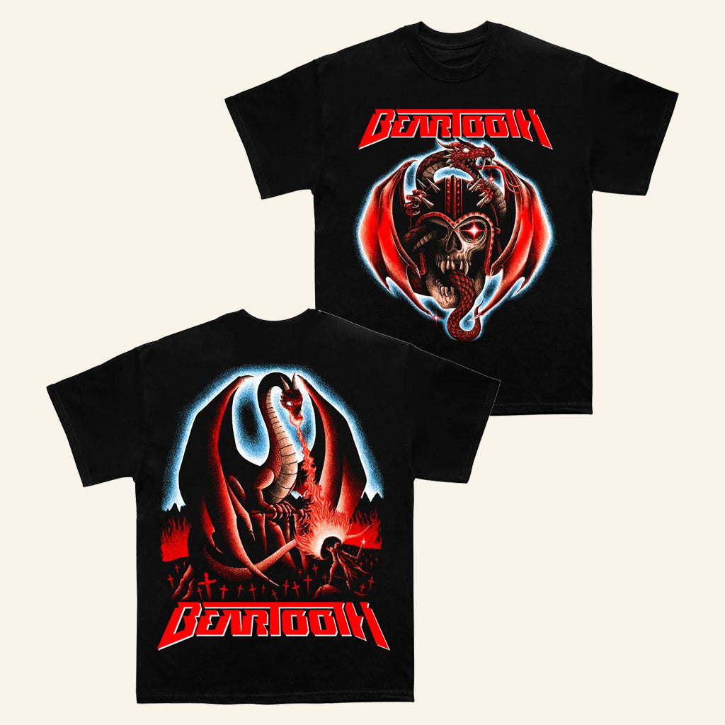 Beartooth Merch 2026 Dragon T-Shirt Beartooth Shirt Best Gifts For Rock Fans