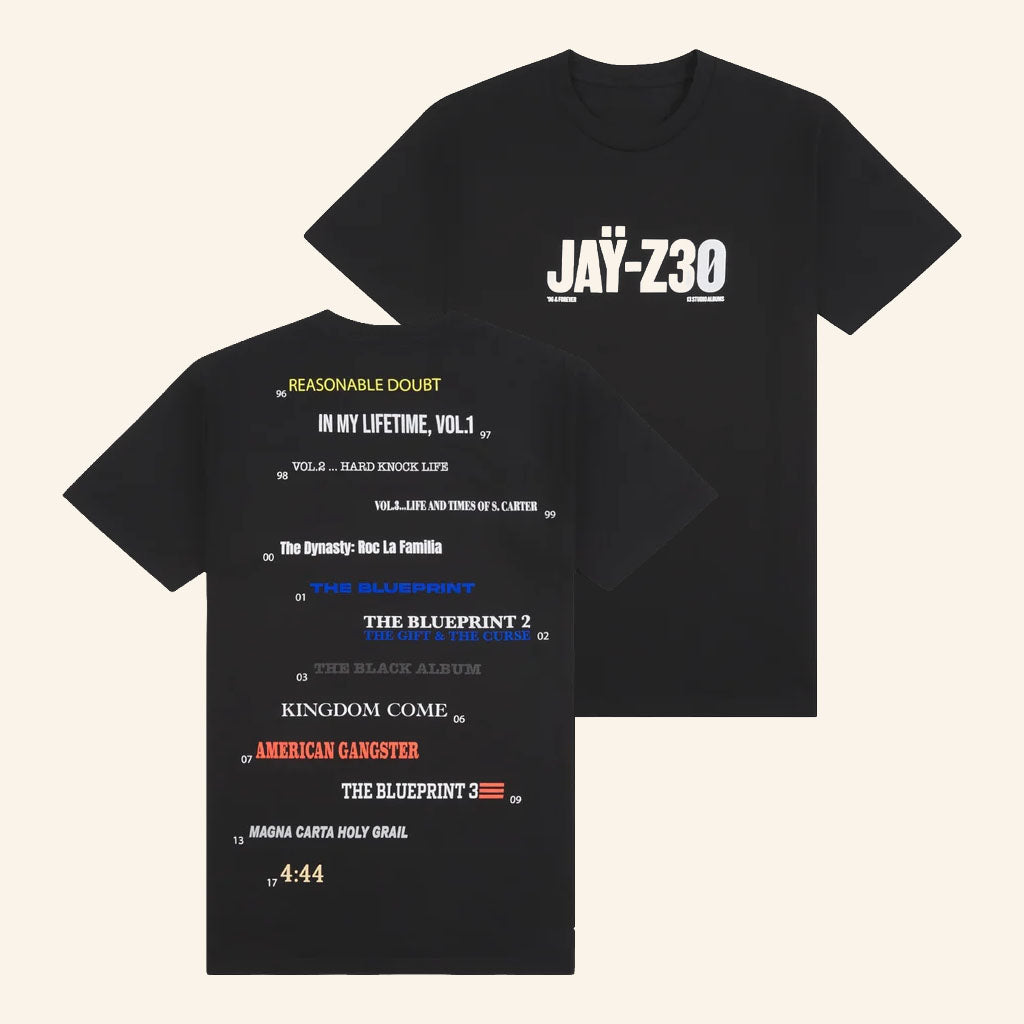 Jay Z 30 Merch 2026 Jay-Z30 Album T-Shirt Gifts For Rap Music Lovers