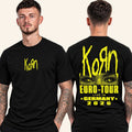 Korn Live In Germany 2026 Event T-Shirt Europe Tour 2026 Tee Korn Band Merch Music Fan Gifts