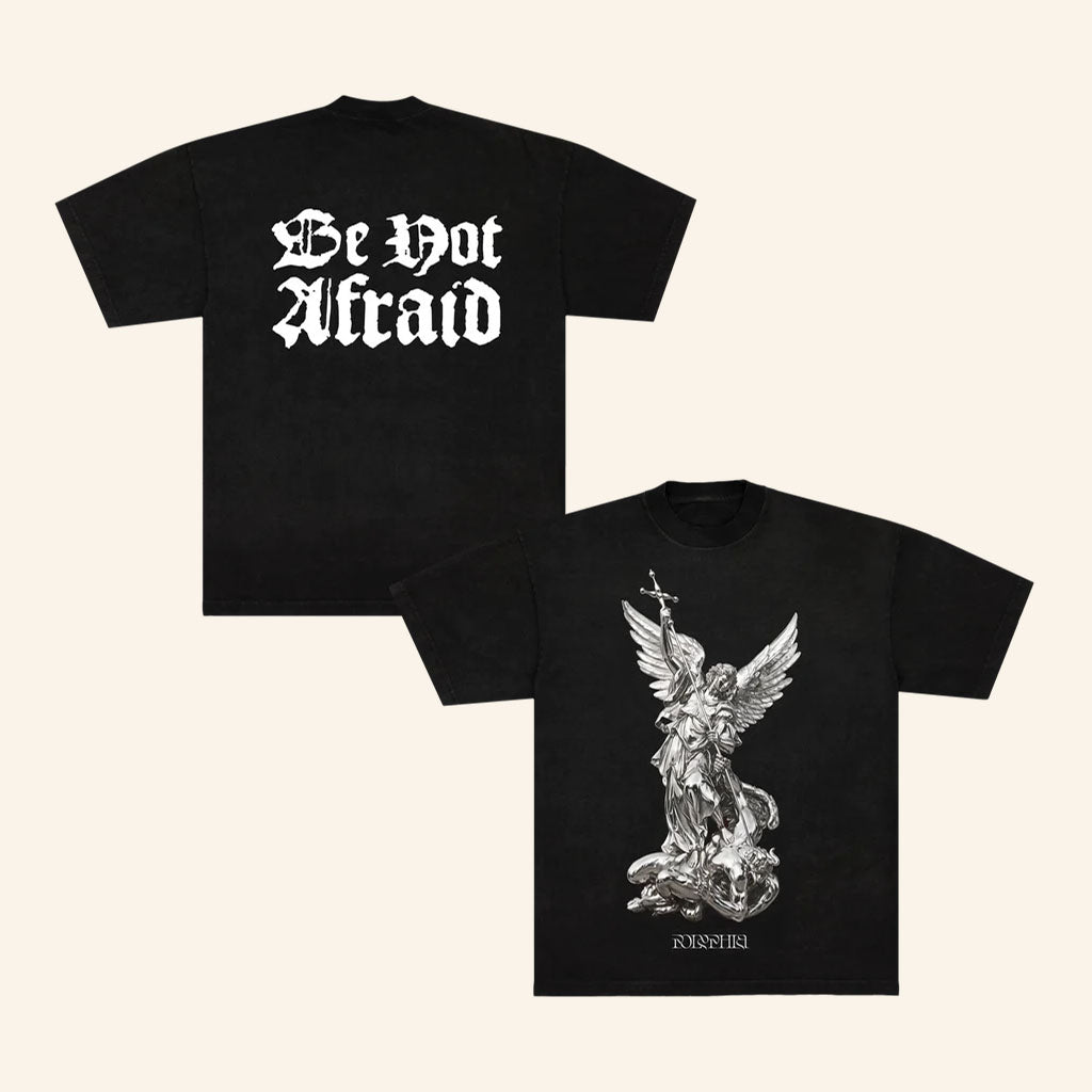 Polyphia Merch 2026 Be Not Afraid T-Shirt Black Present For Rock Band Lovers